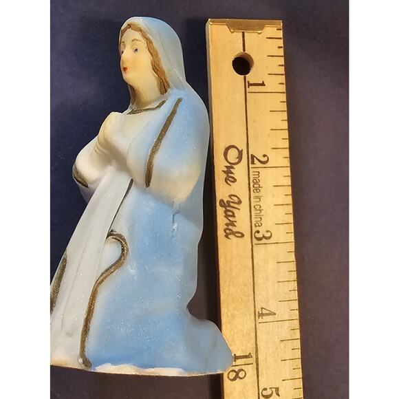 Mid-century Chalkware Holy Family Nativity Hand-painted 1950s Japan - Picture 12 of 12